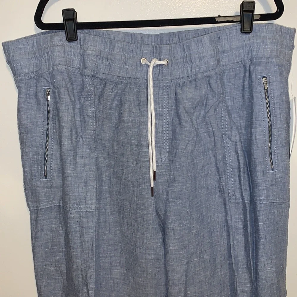 NWT Athleta Plus size Cabo Linen Jogger - Picture 6 of 11